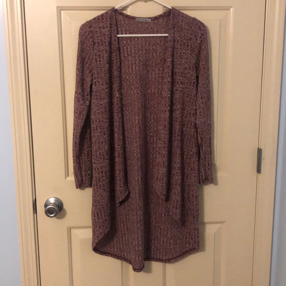 Maroon cardigan